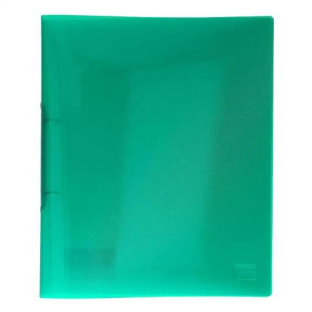 imagen de Spirit: Carpeta de anillas transparente verde de 30mm A4 1