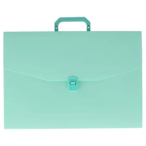 imagen de Spirit: Carpeta de archivo pastel verde clásico con asa A4 1