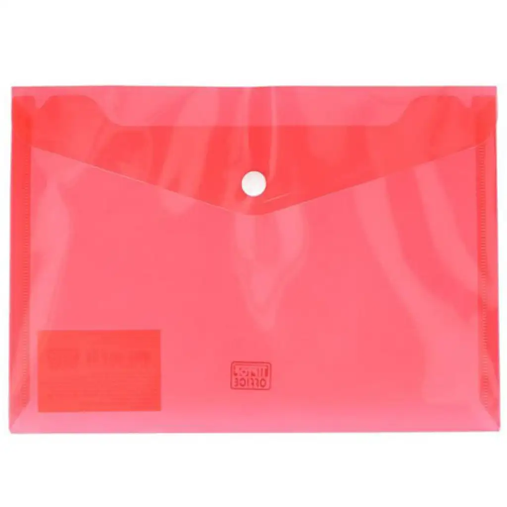 imagen de Spirit: Carpeta de archivo transparente de color rojo tamaño A/5 1