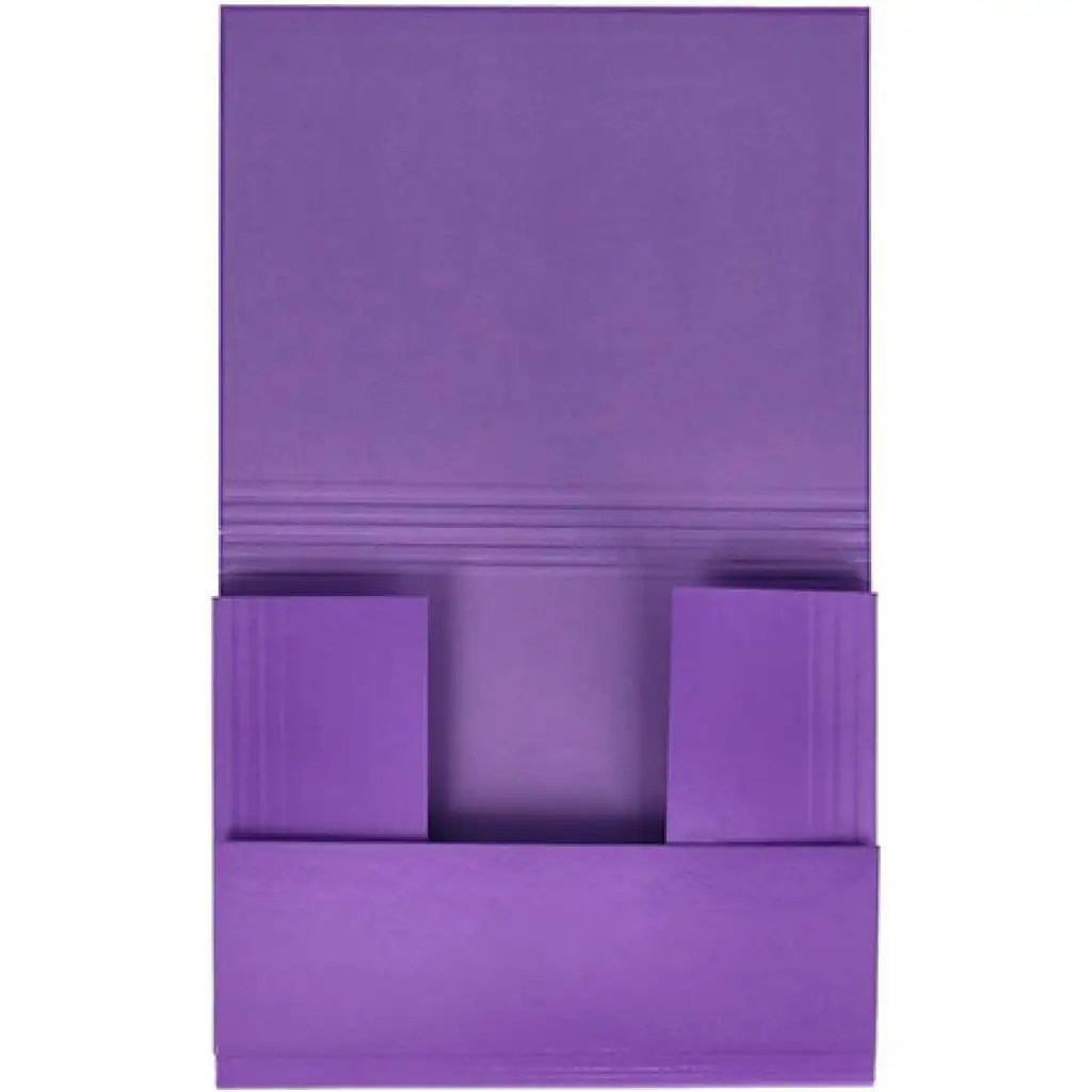 imagen de Spirit: Carpeta de cartón morada con goma de 30mm de grosor 2
