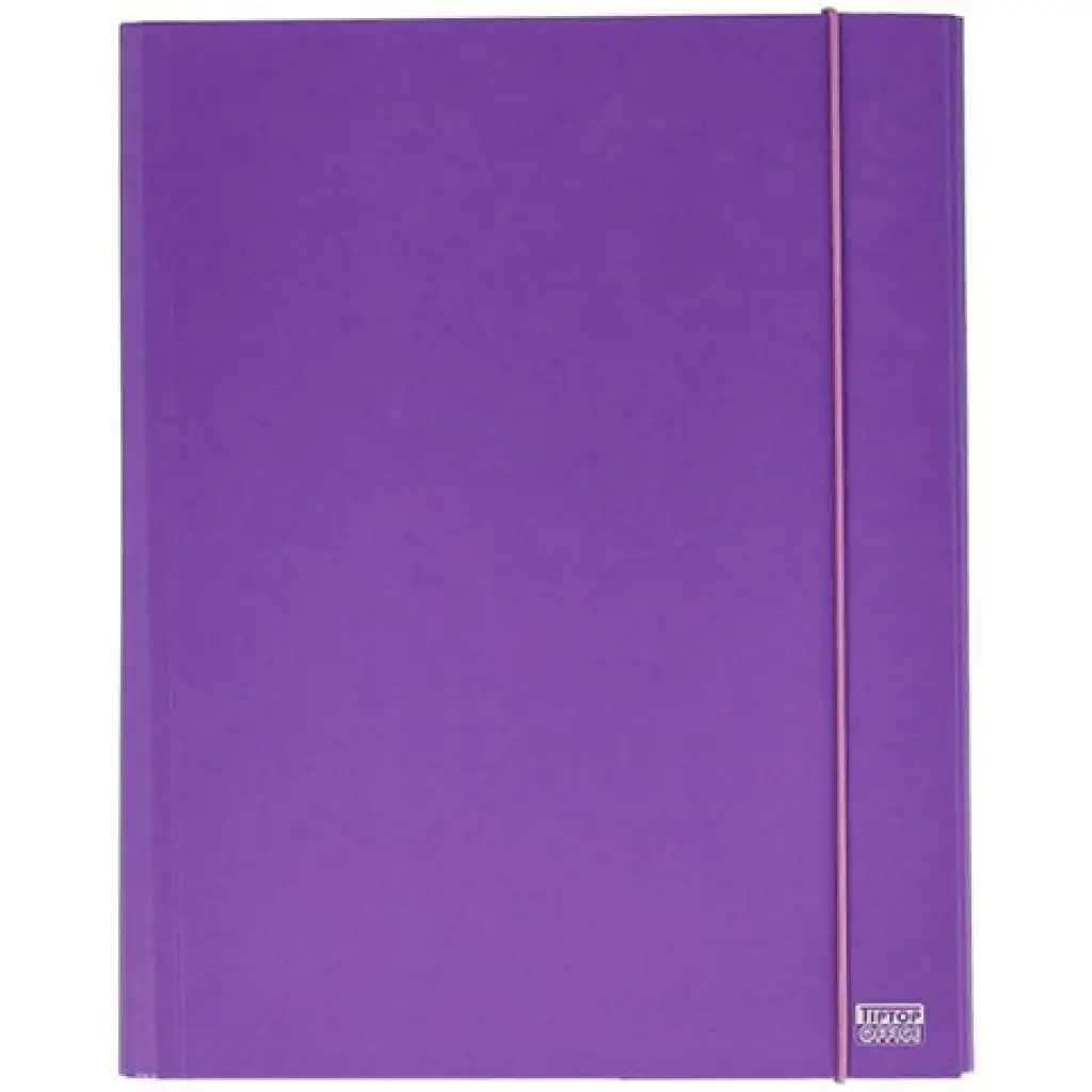 imagen de Spirit: Carpeta de cartón morada con goma de 30mm de grosor 1