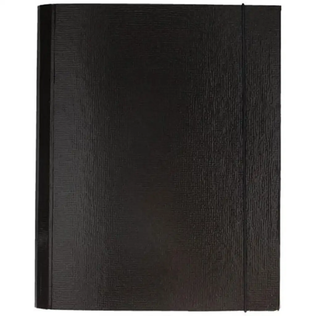 imagen de Spirit: Carpeta de cartón negra con goma de 30 mm de grosor 1