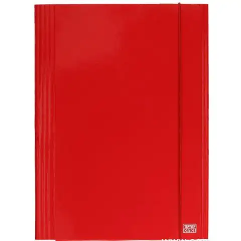 imagen de Spirit: Carpeta de cartón roja con goma A4 de 900g 1