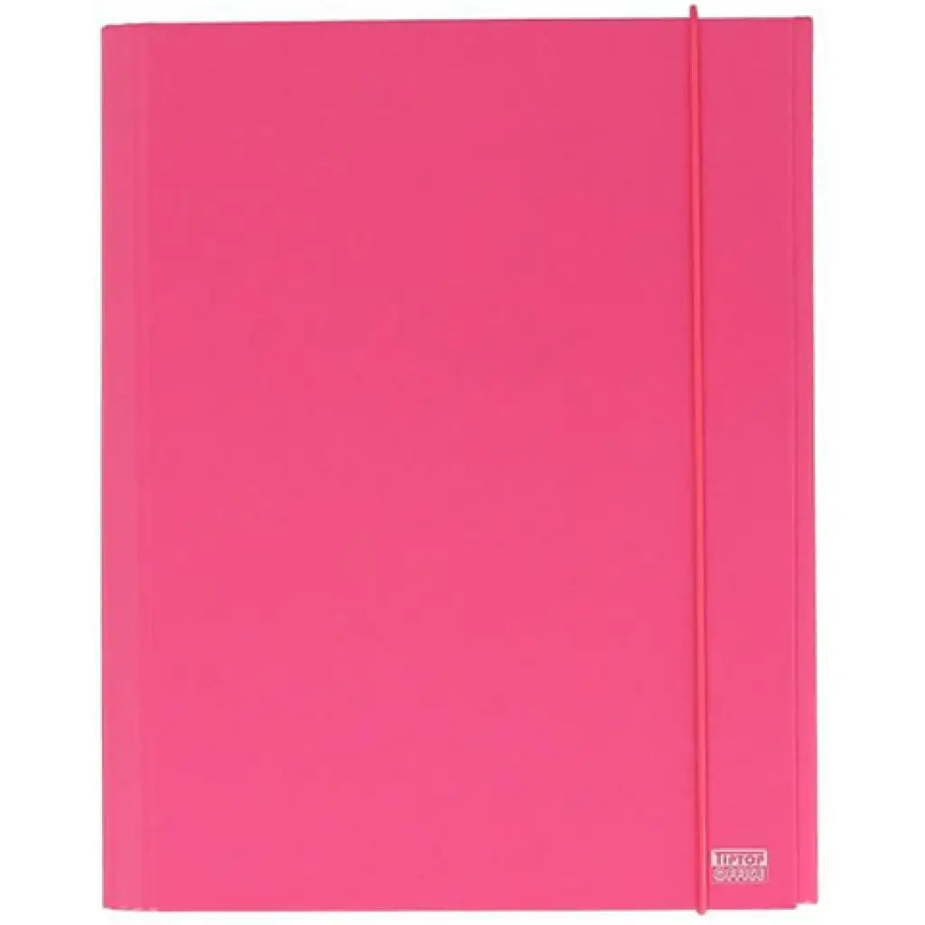 imagen de Spirit: Carpeta de cartón rosa con goma de 30 mm de grosor 1