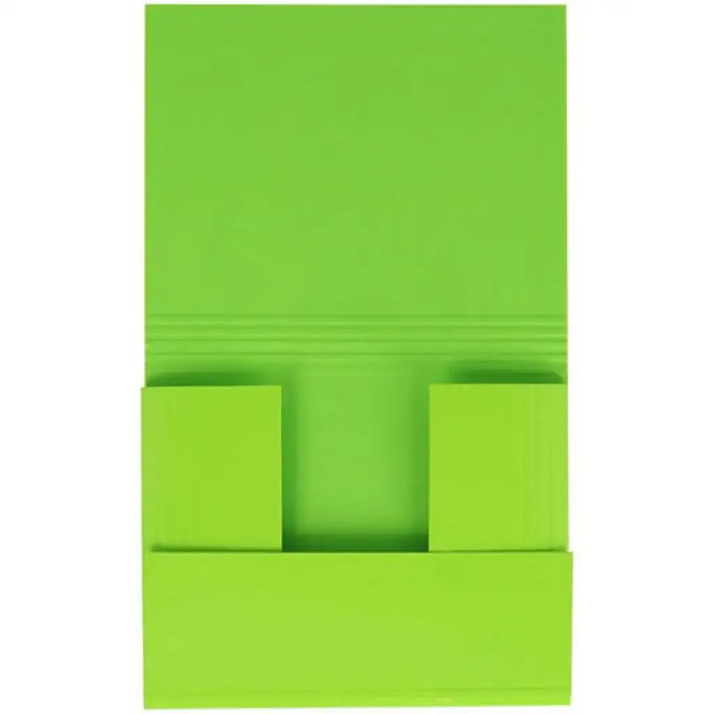 imagen de Spirit: Carpeta de cartón verde neón de goma de 30 mm de grosor 2