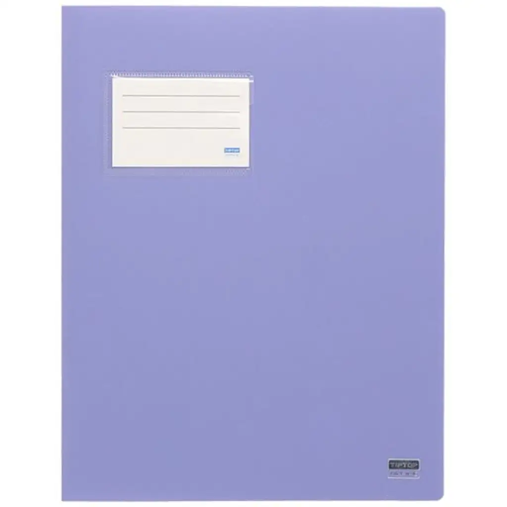 imagen de Spirit: Carpeta de encuadernación con bolsillo para tarjetas en color lila pastel A4 1