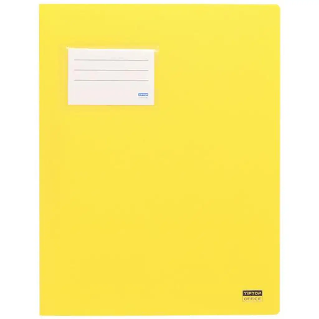 imagen de Spirit: Carpeta de encuadernación con soporte para tarjetas en color amarillo A4 1