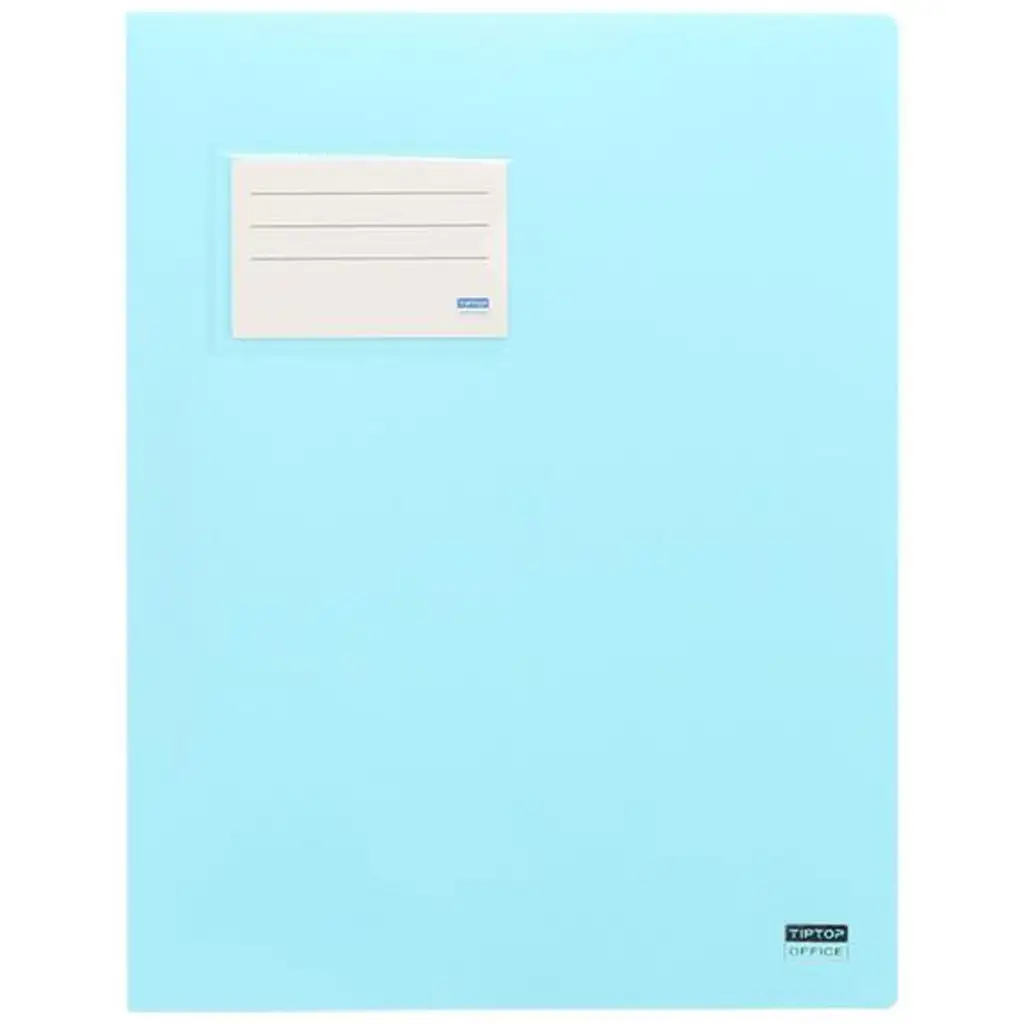 imagen de Spirit: Carpeta de encuadernación con soporte para tarjetas en color azul pastel A4 1