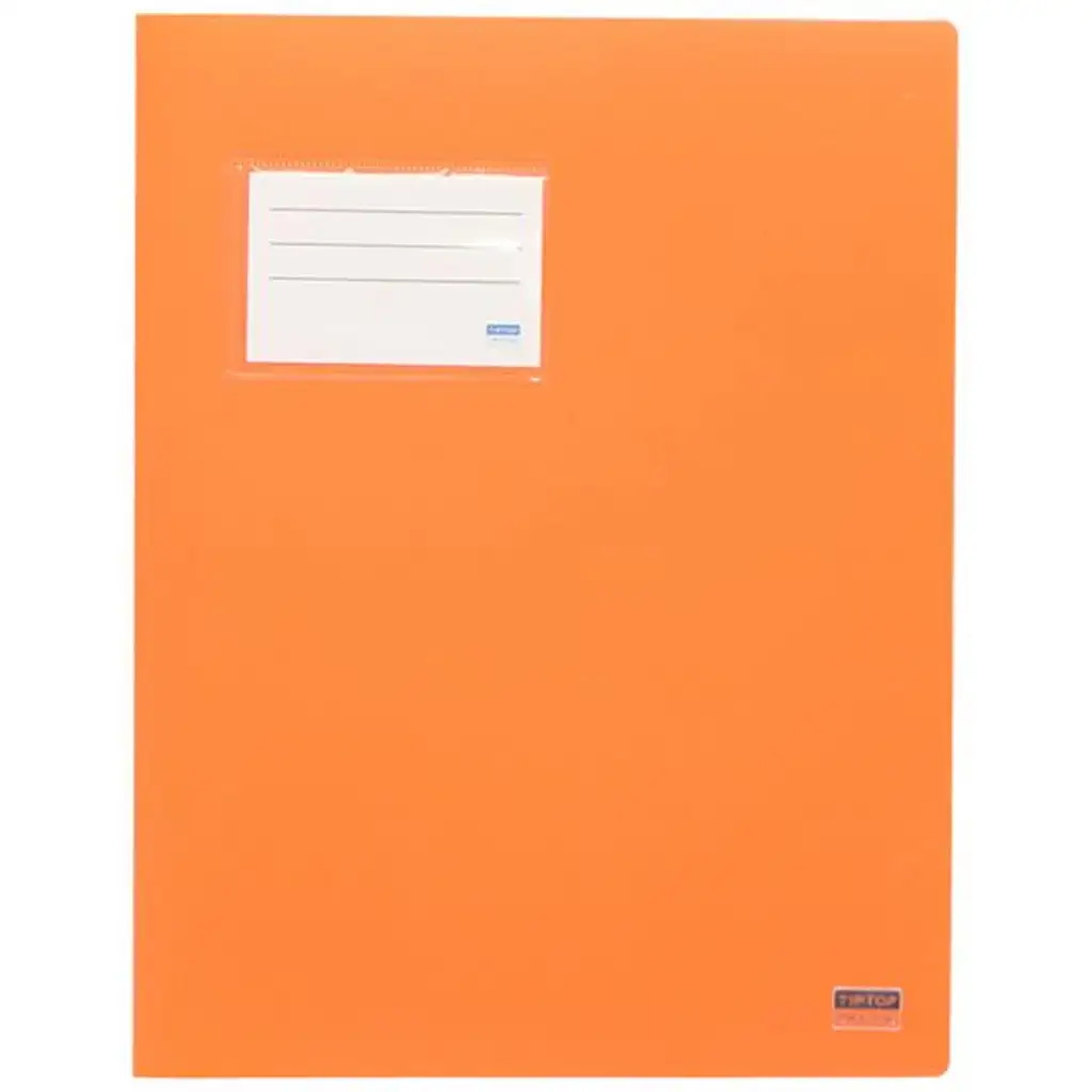 imagen de Spirit: Carpeta de encuadernación con soporte para tarjetas en color naranja A4 1