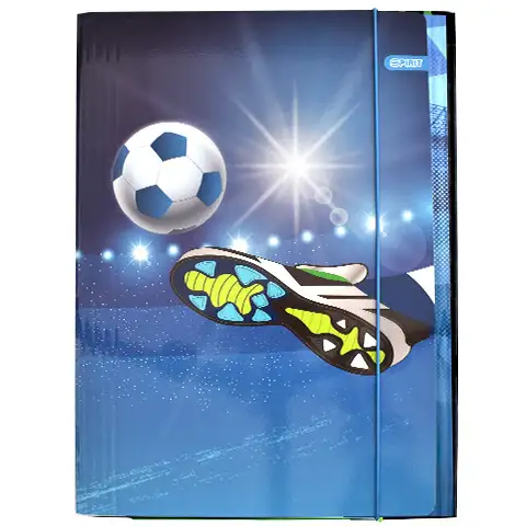 imagen de Spirit: Carpeta de goma con diseño de fútbol tamaño A/4 1
