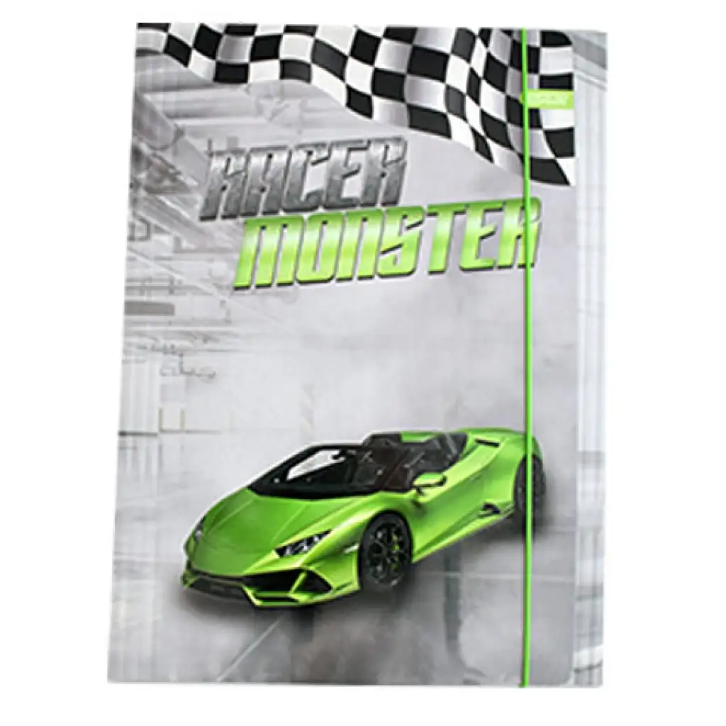 imagen de Spirit: Carpeta de goma Racer Monster tamaño A/4 1