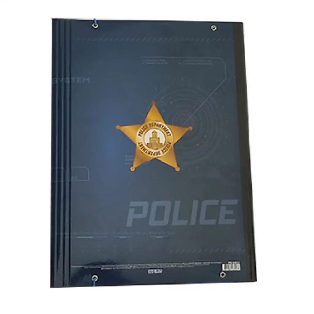 imagen de Spirit: Carpeta elástica con luces de policía tamaño A/4 2