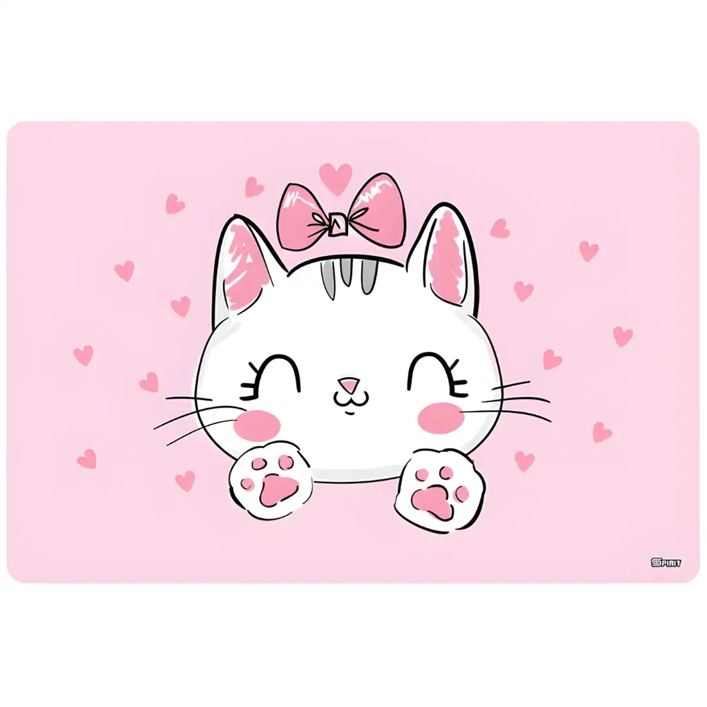 imagen de Spirit: Cutie Cat reposabrazos de mesa 60x40cm 1