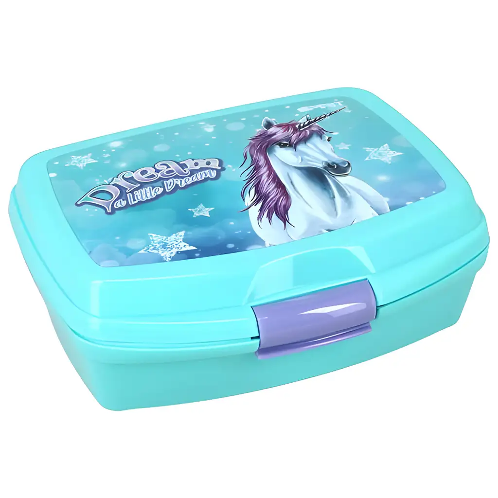 imagen de Spirit: Dream a Little Dream caja de almuerzo con unicornio 550ml 16,8x13,5x6,5cm 1