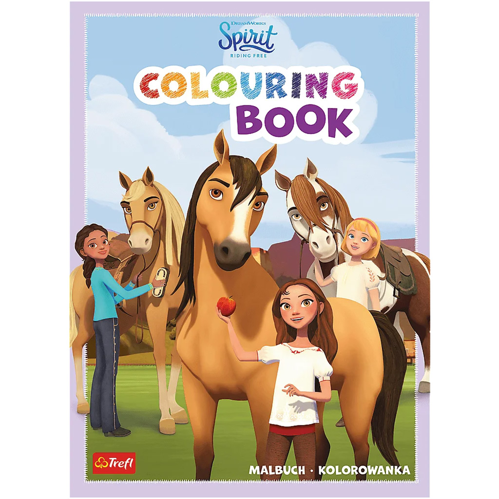 imagen de Spirit, el libro para colorear libre y salvaje - Trefl 1