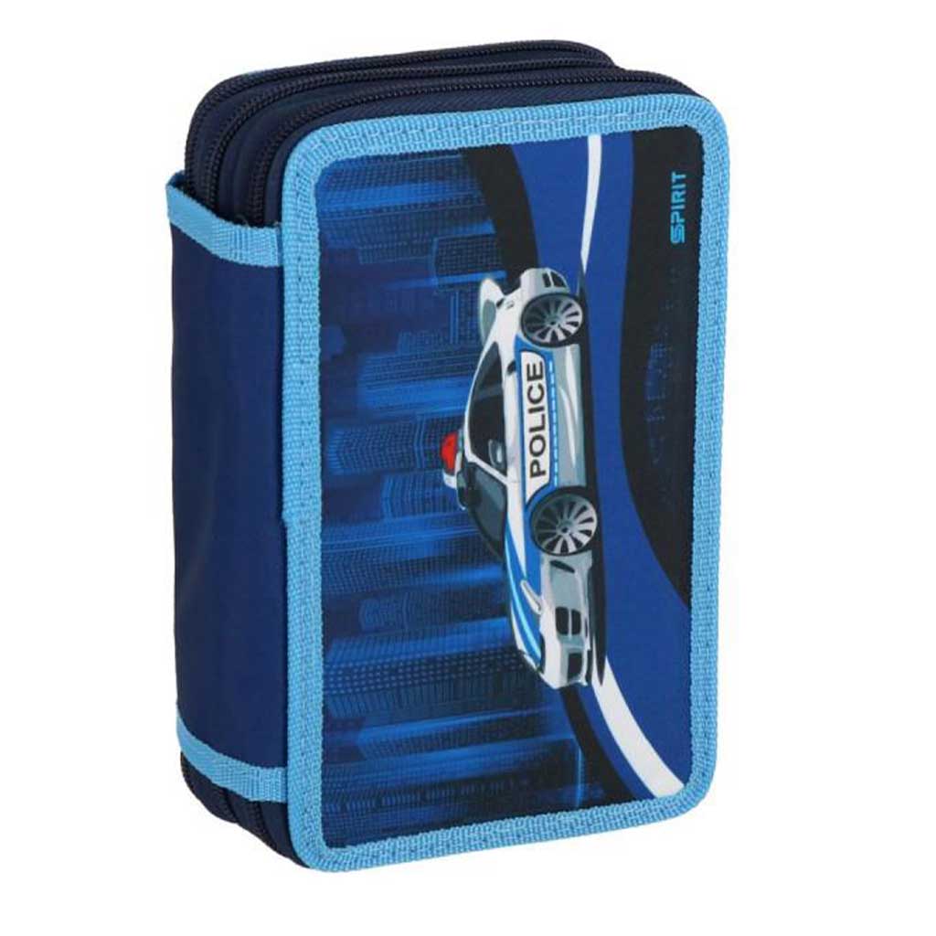 imagen de Spirit: Estuche desplegable relleno con diseño de coche de policía de 28 piezas 1