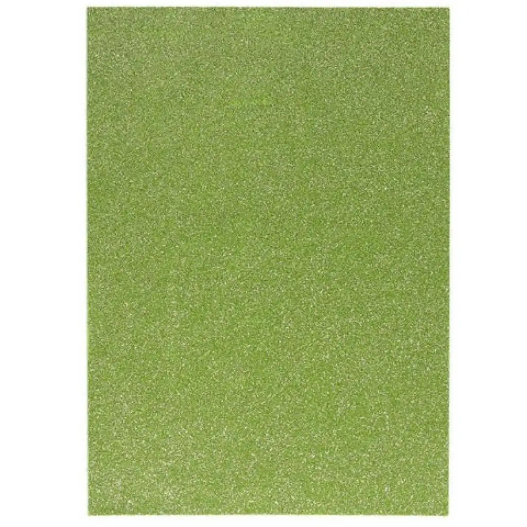 imagen de Spirit: Hoja de espuma decorativa autoadhesiva brillante en color verde claro A/4 1ud 1