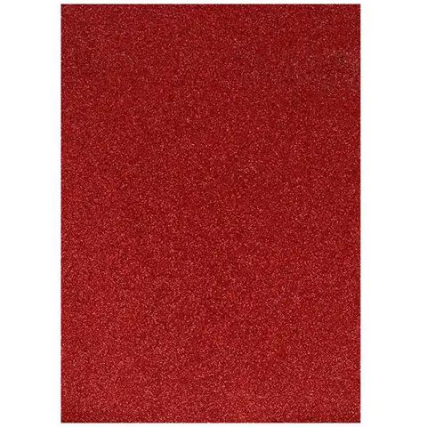 imagen de Spirit: Hoja de espuma decorativa brillante de color rojo A/4 1ud 1