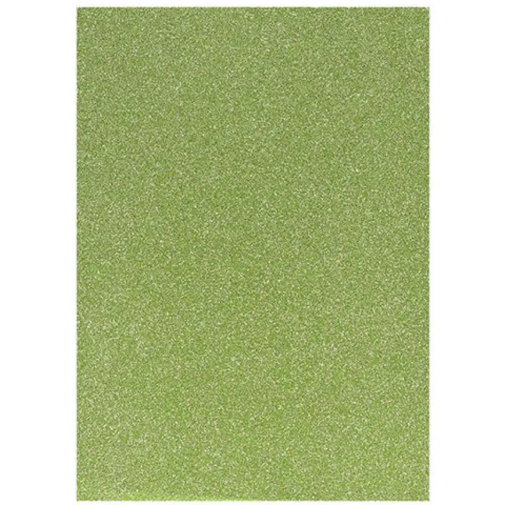 imagen de Spirit: Hoja de espuma decorativa brillante de color verde limón A/4 1ud 1