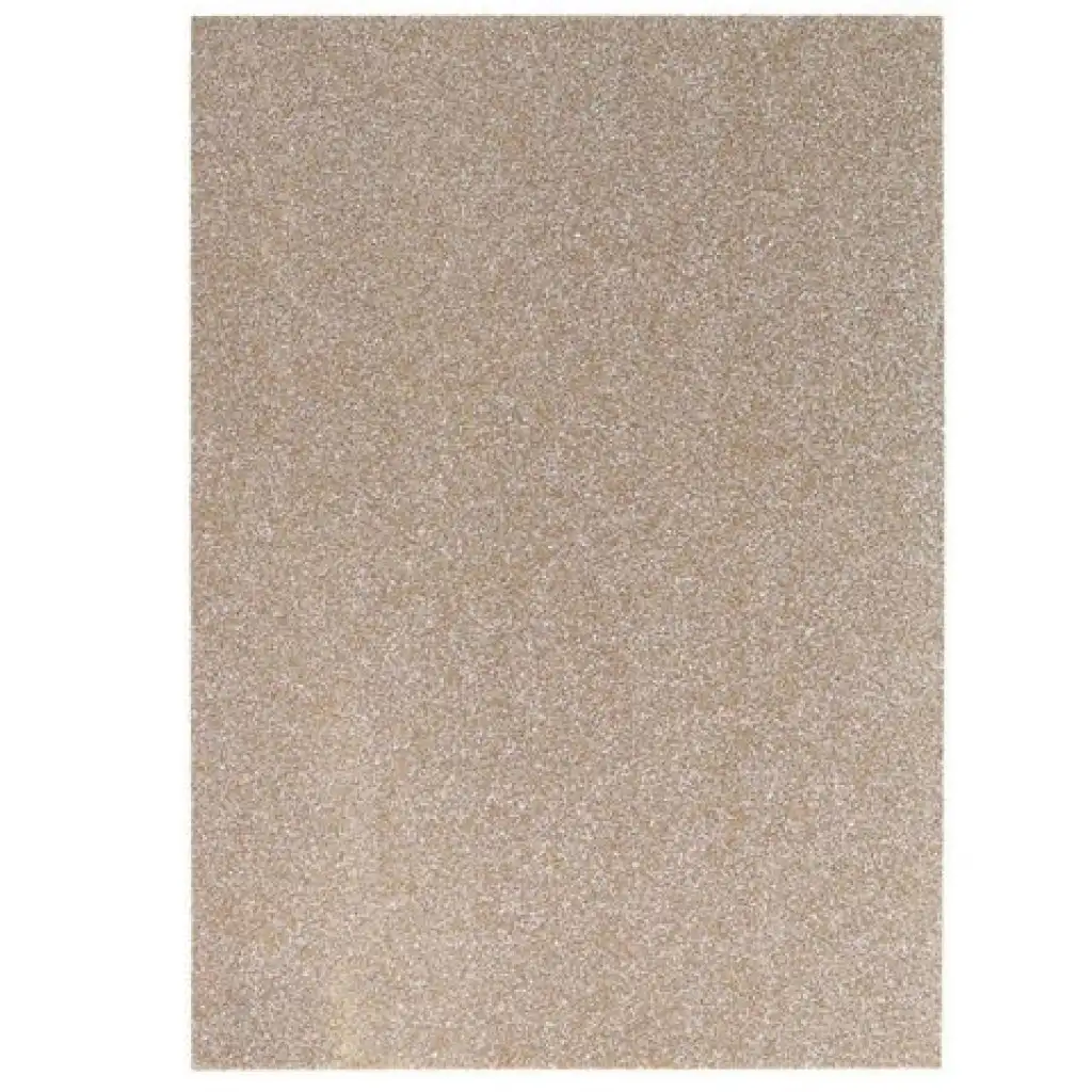 imagen de Spirit: Hoja de espuma decorativa brillante en color champán A/4 1ud 1