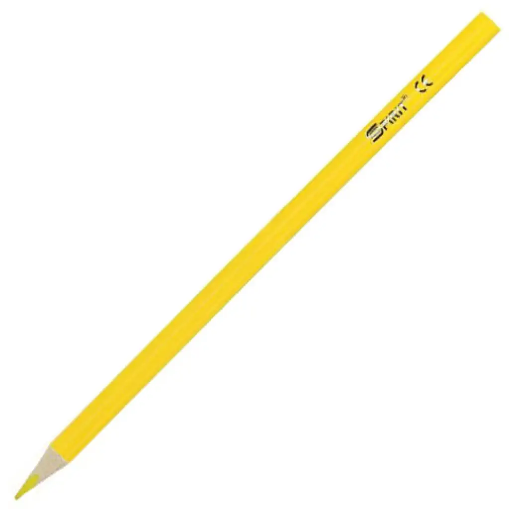 imagen de Spirit: Lápiz de colores premium amarillo en forma de triángulo 1