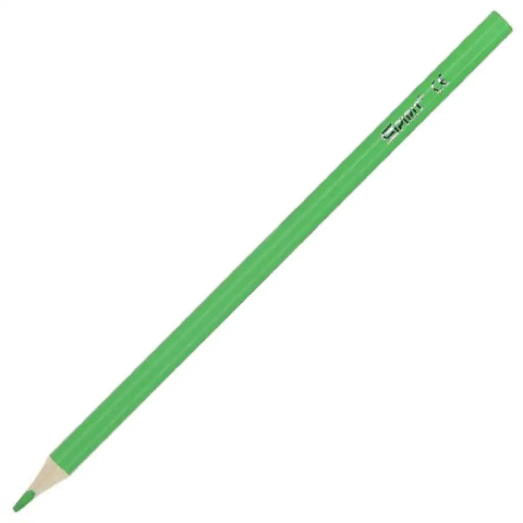 imagen de Spirit: Lápiz de colores premium verde en forma de triángulo 1