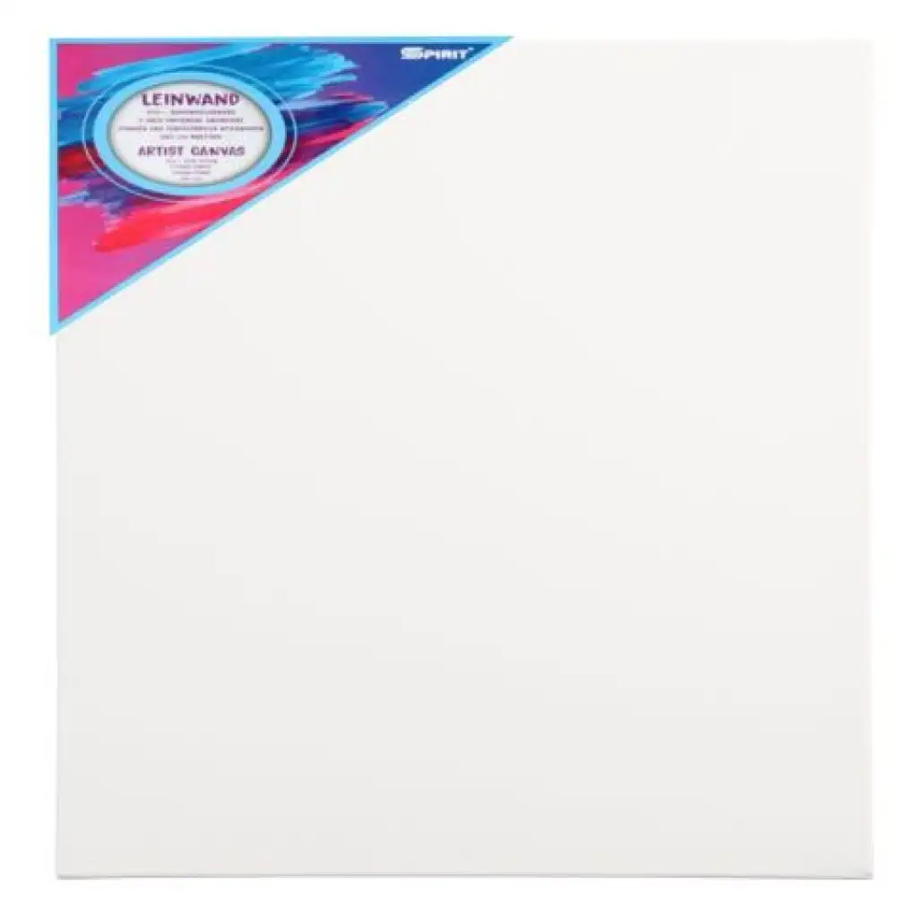 imagen de Spirit: Lienzo blanco estirado 80x80cm 1