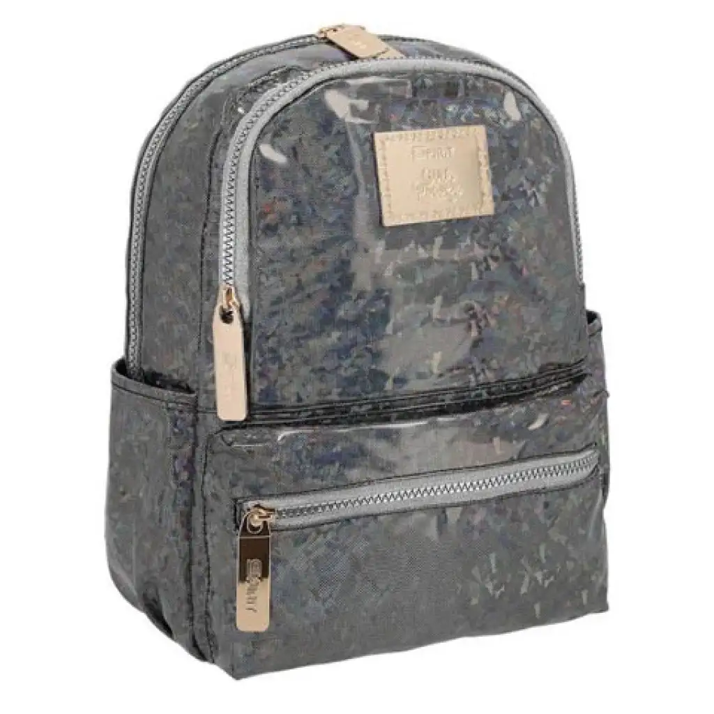 imagen de Spirit: Lizzy 01 mochila escolar gris oscuro con bordes redondeados 1
