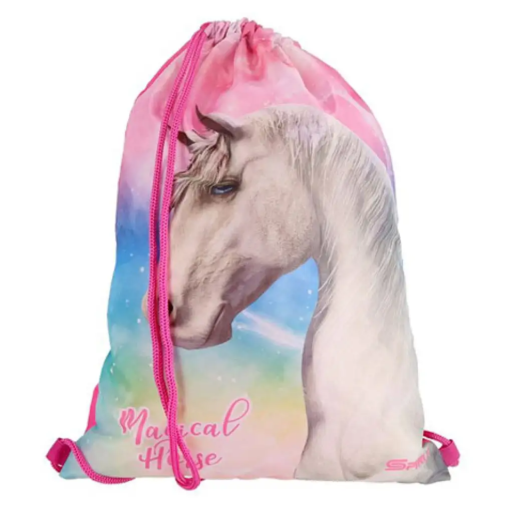 imagen de Spirit: Magical Horse set de mochila escolar de 5 piezas con accesorios y luz LED 6