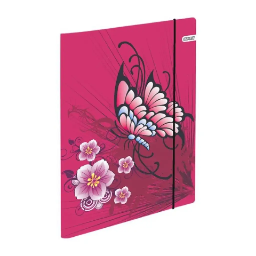 imagen de Spirit: Mariposa con flor set de mochila escolar ergonómica de 4 piezas 4