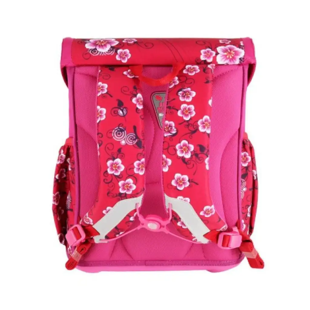imagen de Spirit: Mariposa con flor set de mochila escolar ergonómica de 4 piezas 5