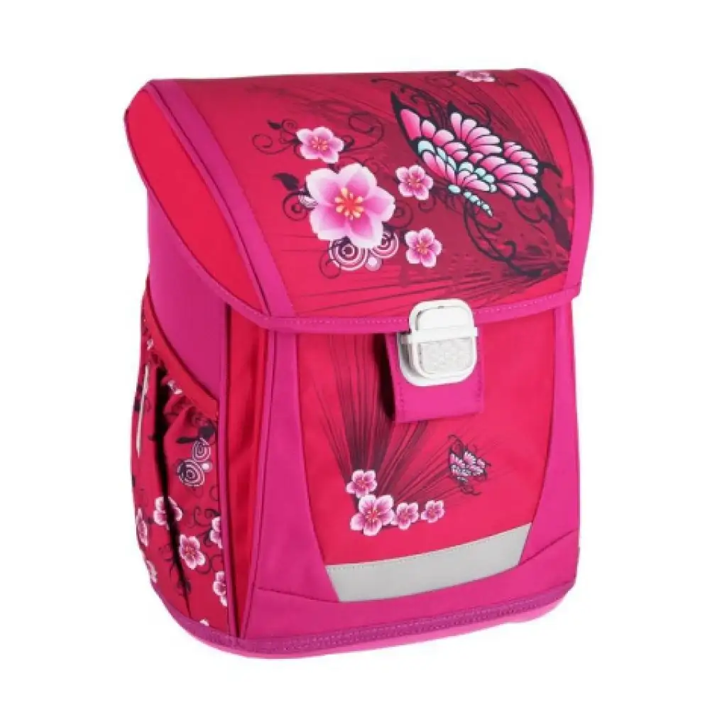 imagen de Spirit: Mariposa con flor set de mochila escolar ergonómica de 4 piezas 6