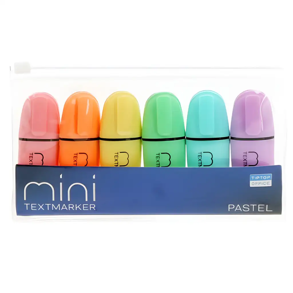 imagen de Spirit: Mini Marcadores de Texto Pastel 6 Piezas 1
