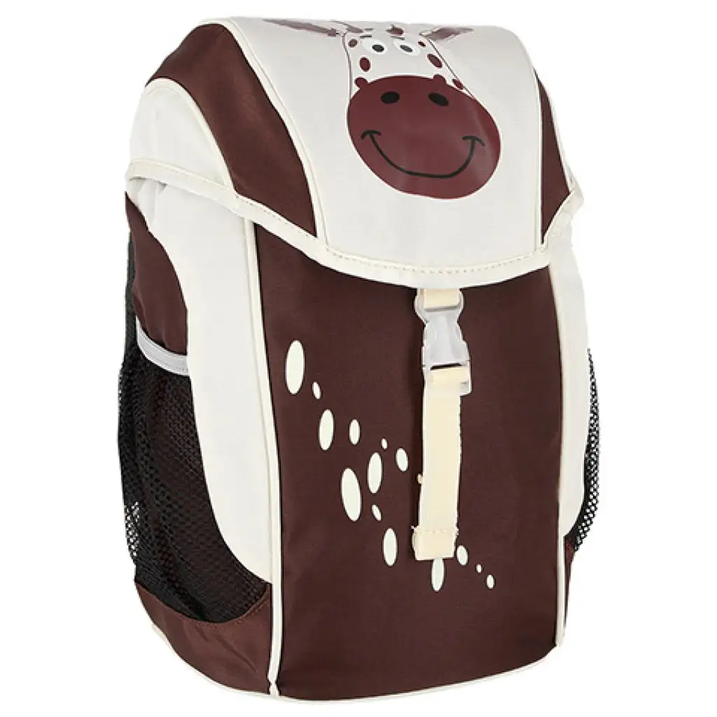 imagen de Spirit: Mochila anatómica de jardín de infancia en color marrón y blanco de vaca 21x15x34cm 1