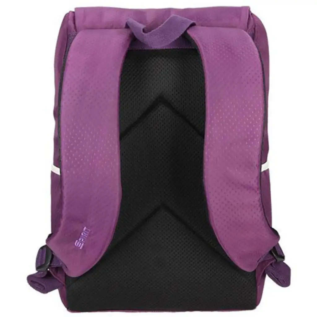 imagen de Spirit: Mochila color púrpura con correas blancas 47x33x17cm 3