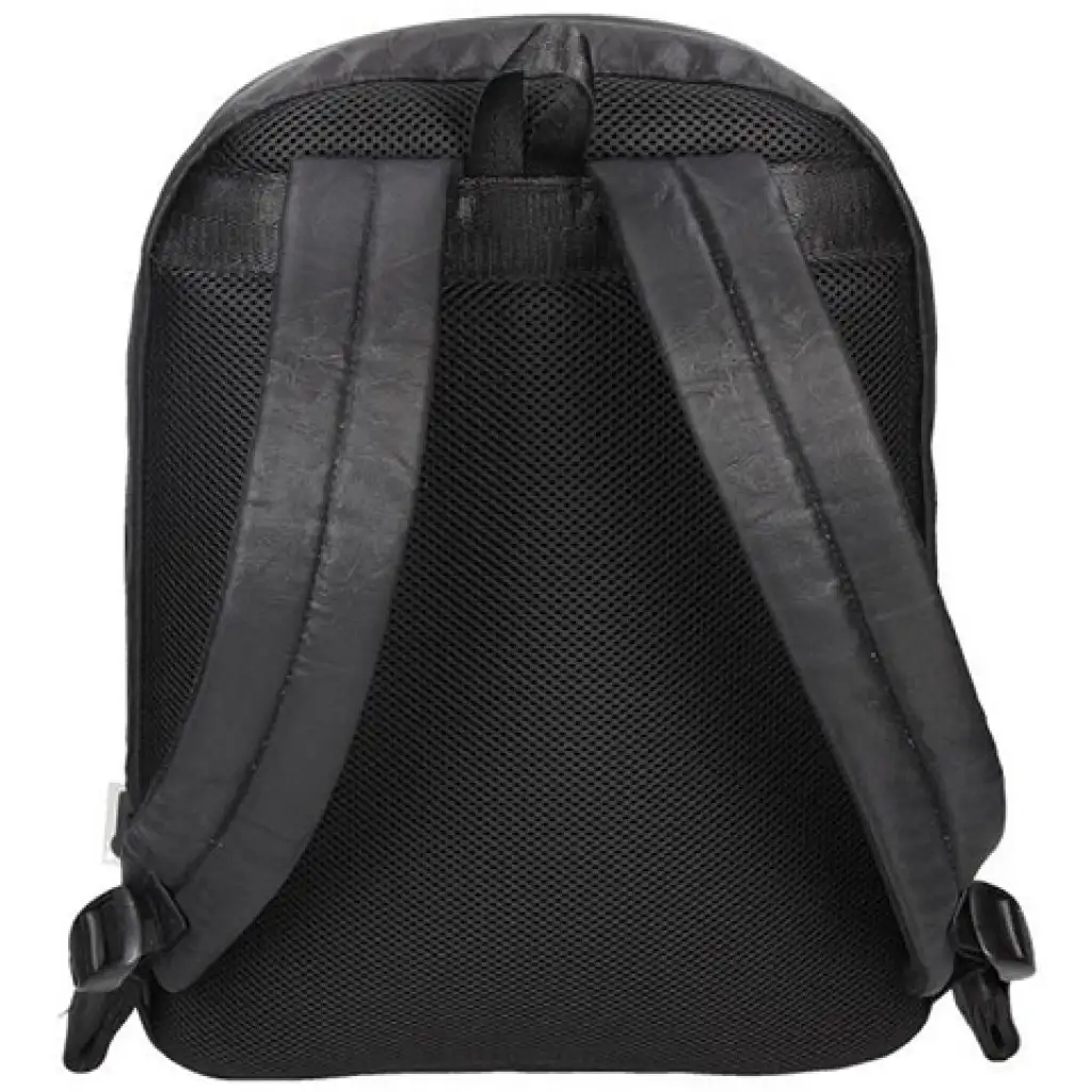 imagen de Spirit: Mochila de cuero sintético negra de tres compartimentos 41x33x7,5cm 3