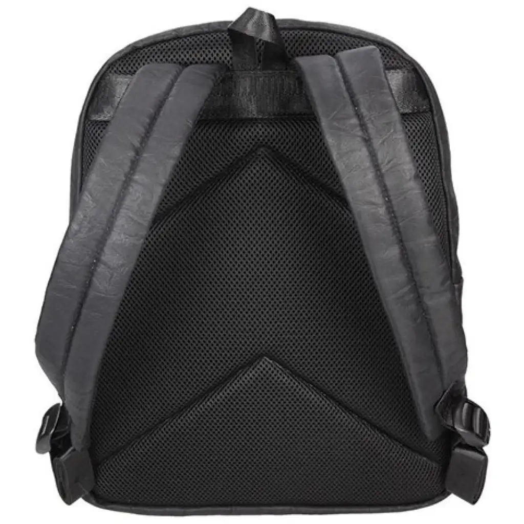 imagen de Spirit: Mochila de cuero sintético negro con bordes redondeados 41x33x7,5cm 3