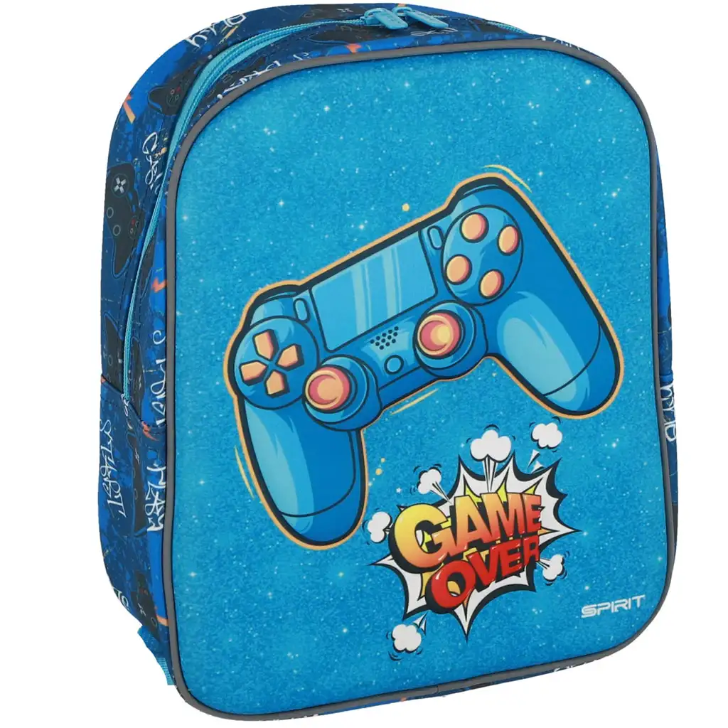 imagen de Spirit: Mochila de jardín de infancia 3D con estampado Game Over 30x25x12cm 1
