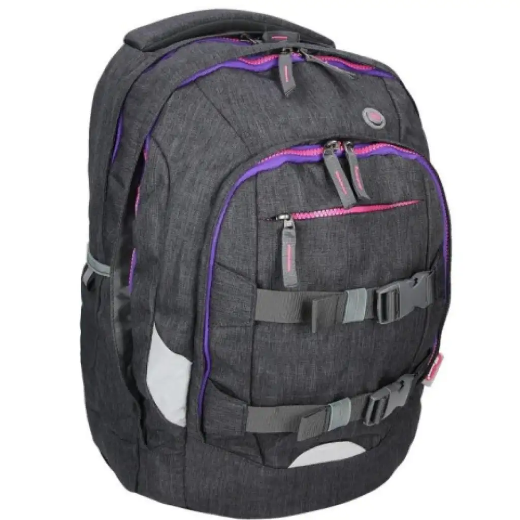 imagen de Spirit: Mochila ergonómica negra y morada urbana 2