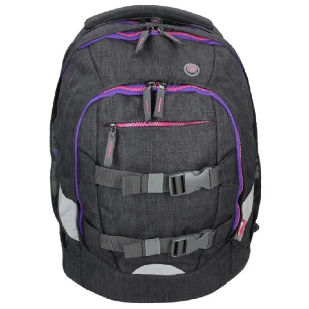 imagen de Spirit: Mochila ergonómica negra y morada urbana 1