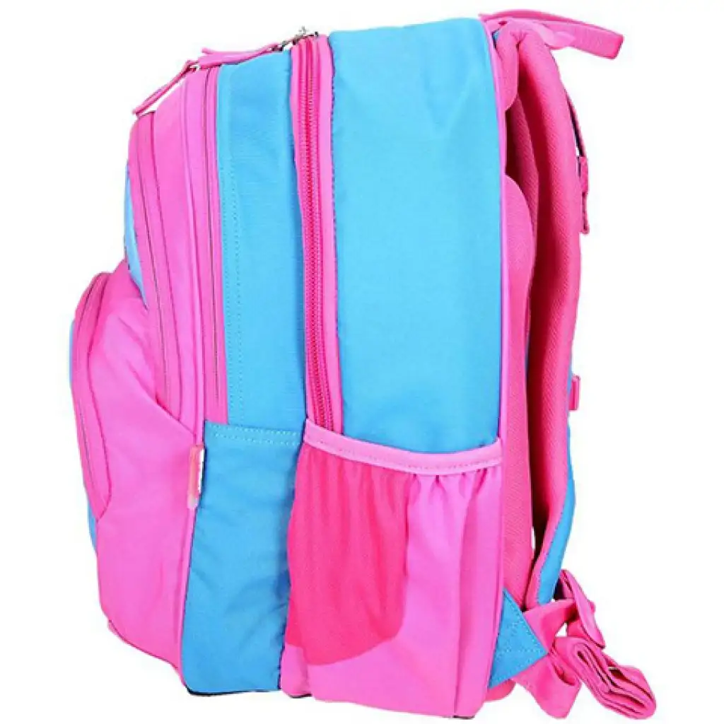 imagen de Spirit: Mochila ergonómica rosa-azul con estampado de mariposas de 4 compartimentos 2
