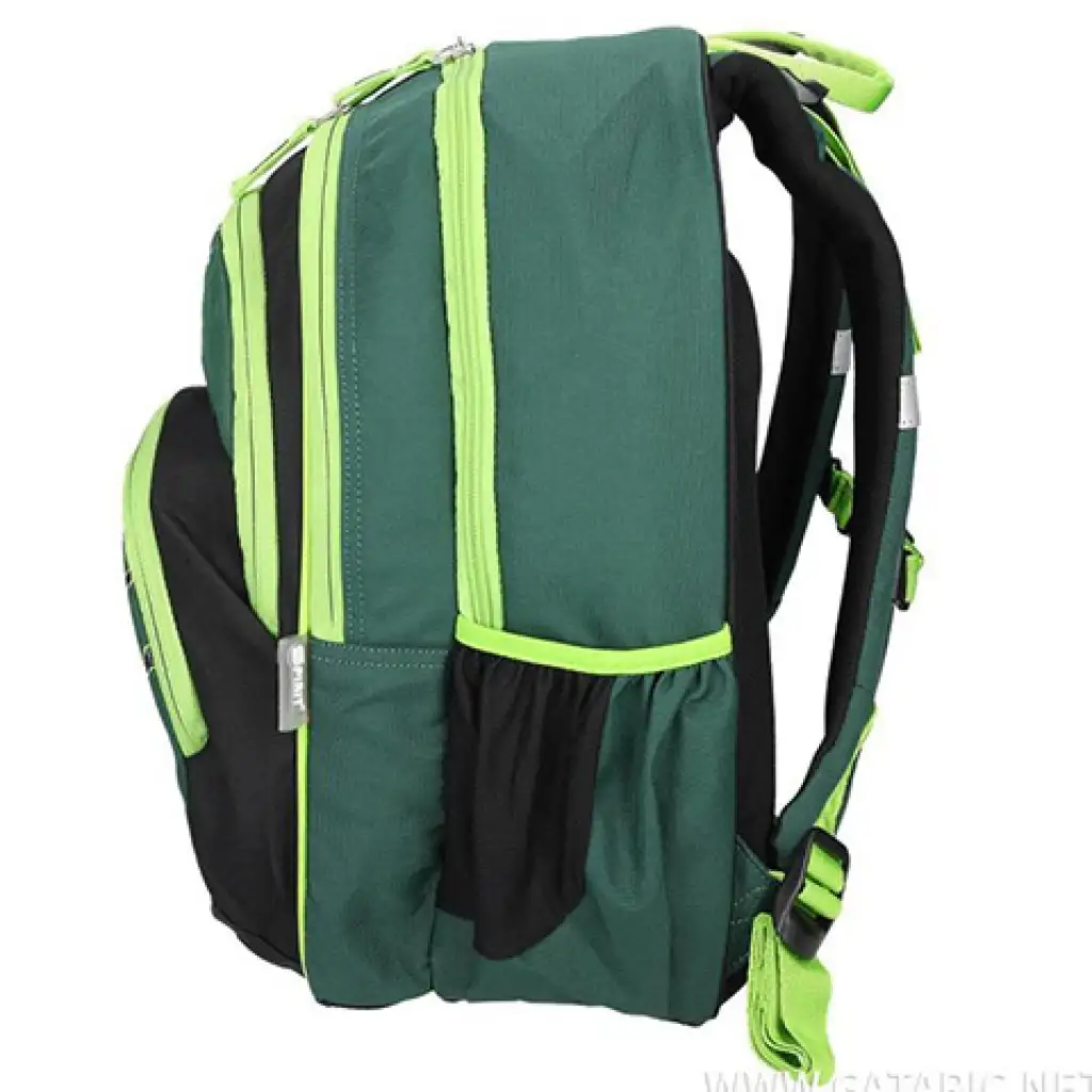 imagen de Spirit: Mochila ergonómica verde con estampado de leopardo 2