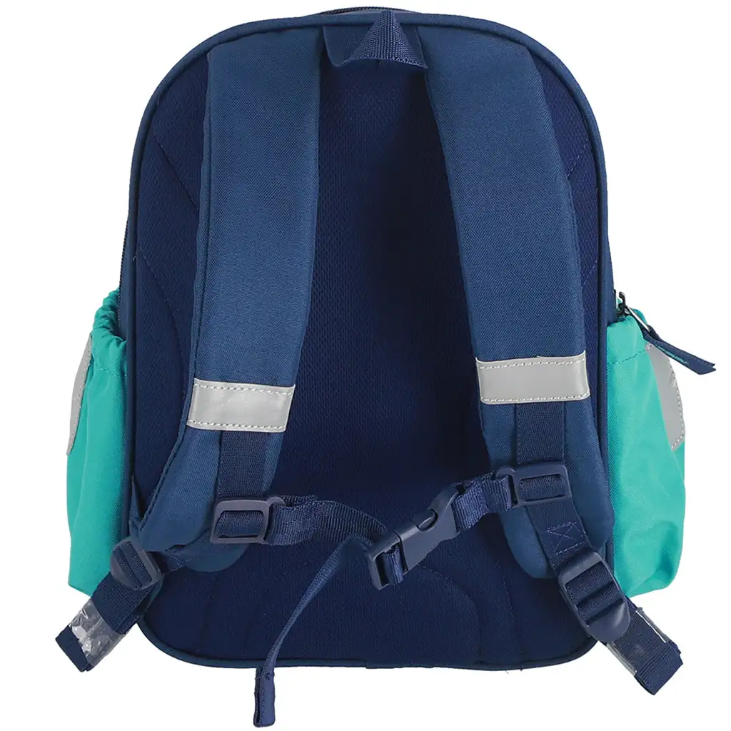 imagen de Spirit: Mochila escolar azul con estampado de león, mochila 24x13x31cm 2
