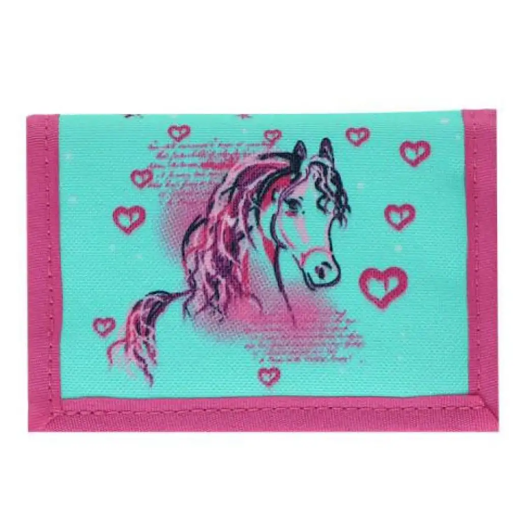 imagen de Spirit: Mochila escolar azul-rosa de 5 piezas con accesorios y luz LED 5