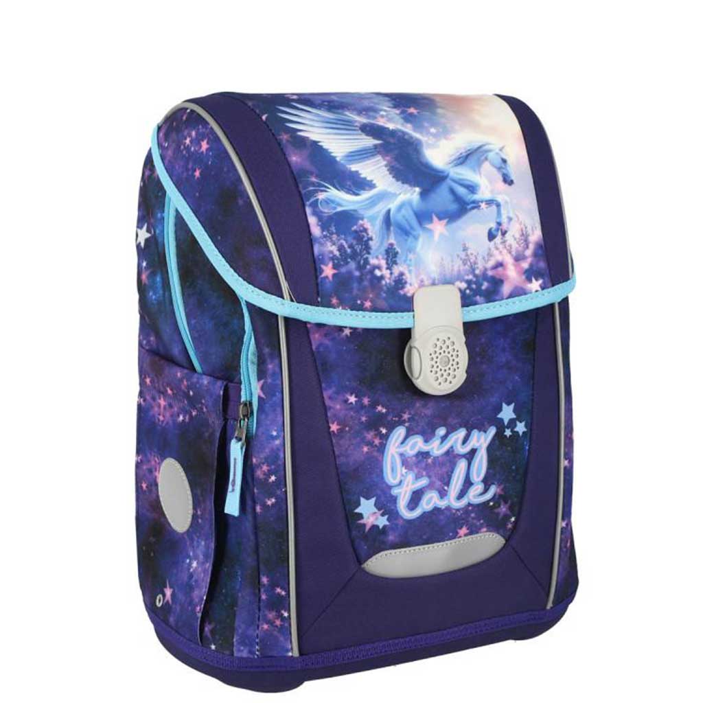 imagen de Spirit: Mochila escolar con cierre magnético de diseño de pegaso, mochila 49x21x40cm 1
