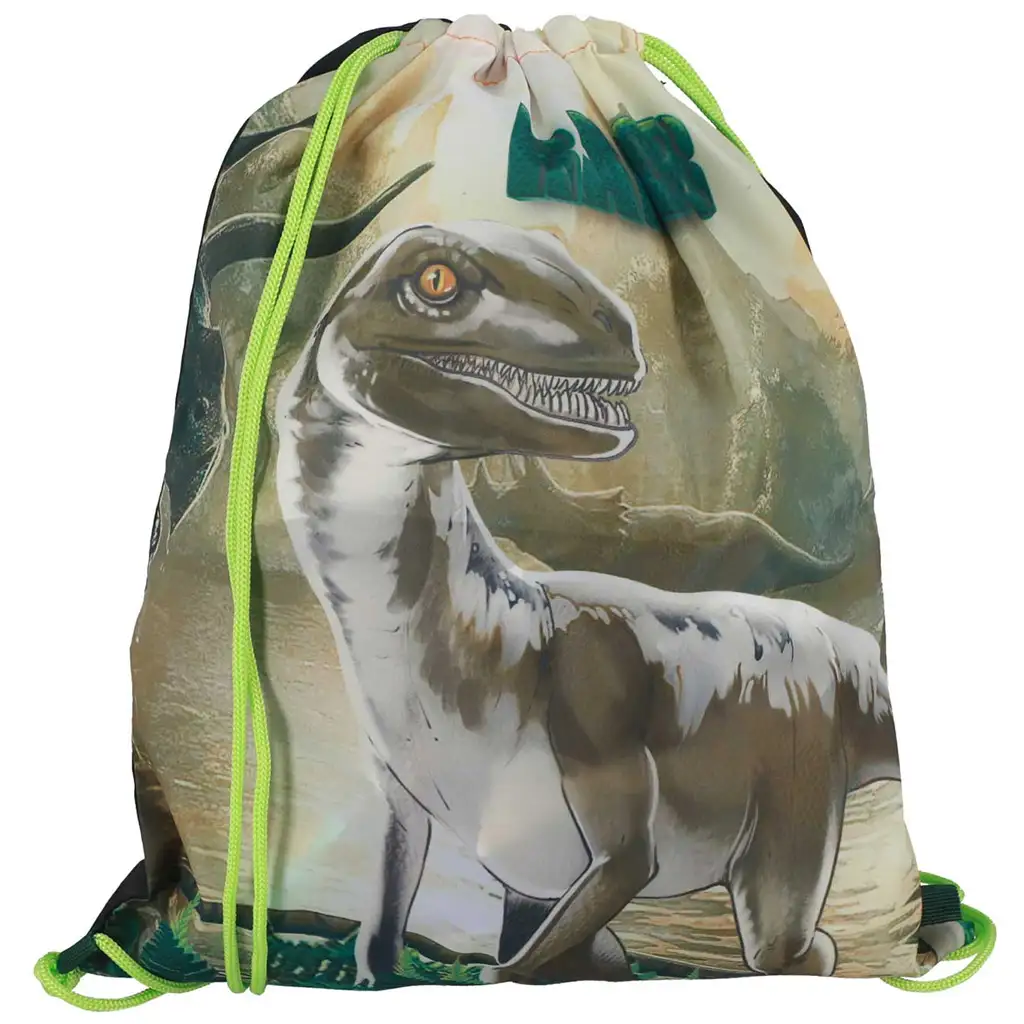 imagen de Spirit: Mochila escolar con diseño de Raptor dinosaurio, set de 5 piezas 38x17x28cm 7
