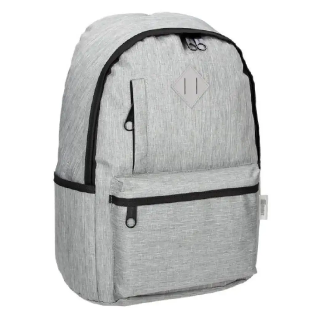 imagen de Spirit: Mochila escolar de color gris plateado Spot, mochila 41x29x19cm 2