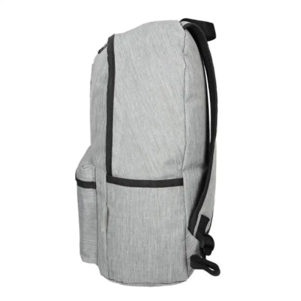 imagen de Spirit: Mochila escolar de color gris plateado Spot, mochila 41x29x19cm 3