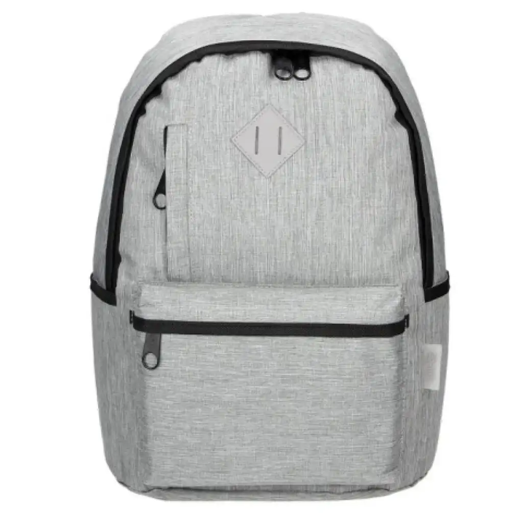 imagen de Spirit: Mochila escolar de color gris plateado Spot, mochila 41x29x19cm 1