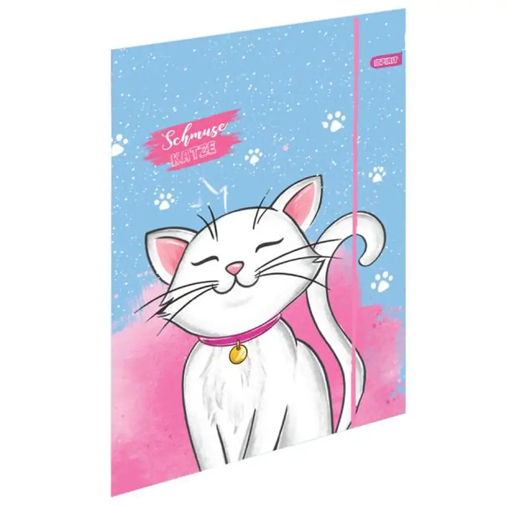 imagen de Spirit: Mochila escolar de gato blanco, set de 5 piezas 38x17x28cm 4